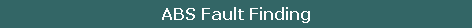ABS Fault Finding